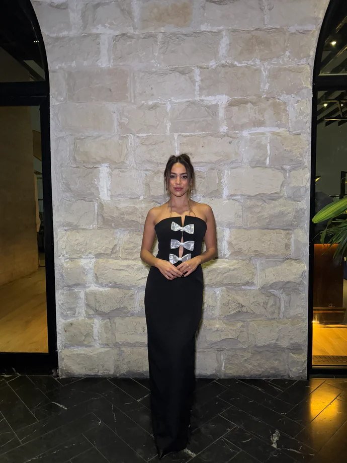 Bow Dress Black