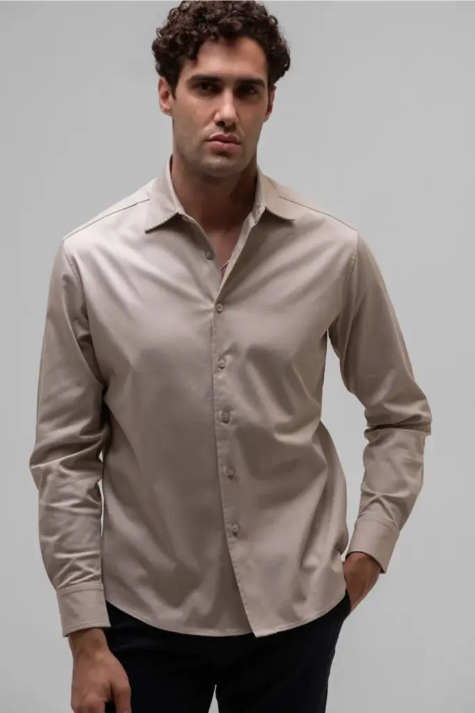 BEIGE SHIRT
