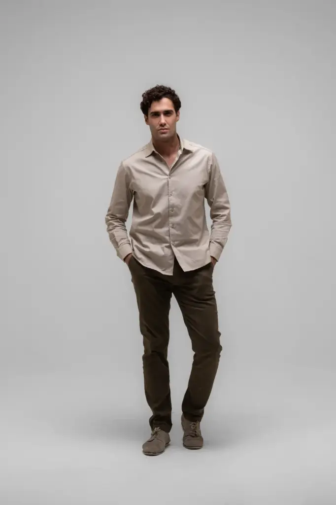 GREEN CHINO PANTS