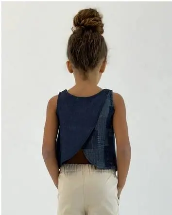 denim top				