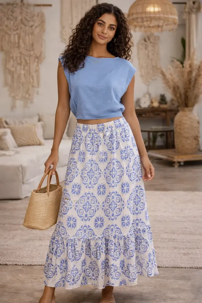 TTA0011	Taleed Top	Blue 
