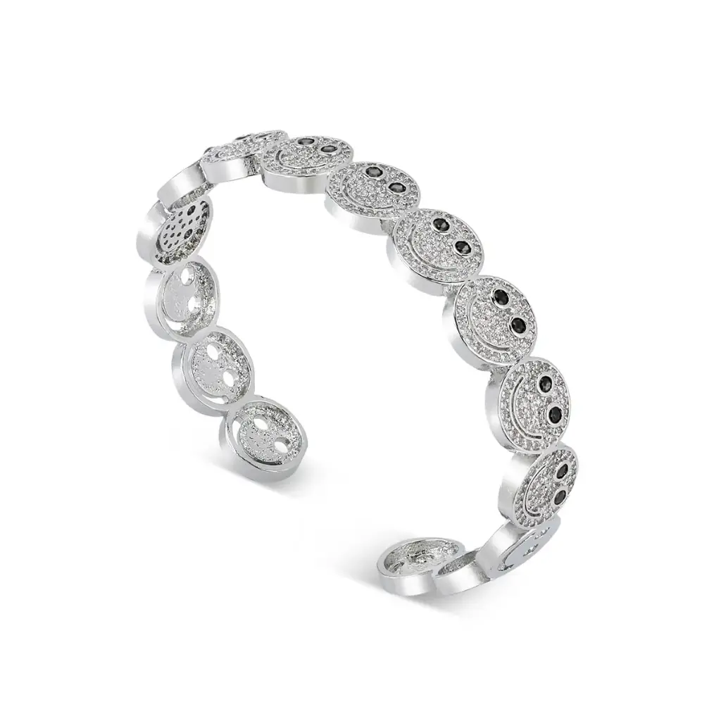 Radiance Bracelet 	Silver & Black 