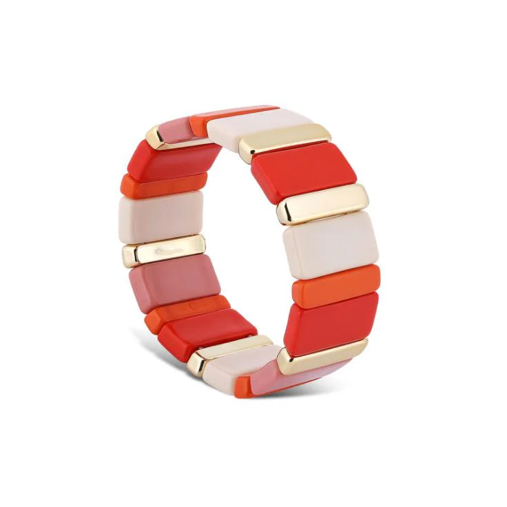 Trend Red Bracelet	Red & White 