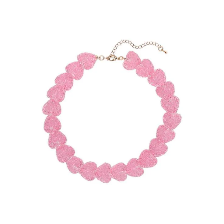 Candy Pink Necklace	Pink 