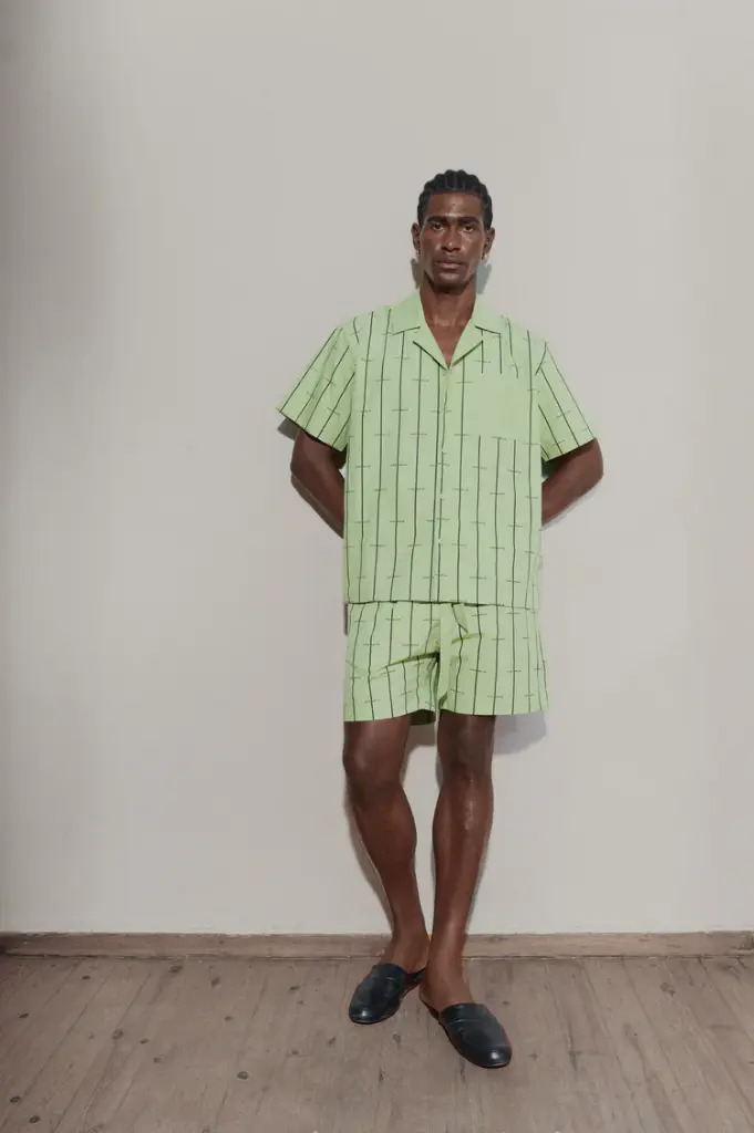 House Babylon stripe shorts  