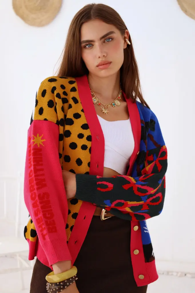 Knit Cardigan	Wild Instinct 