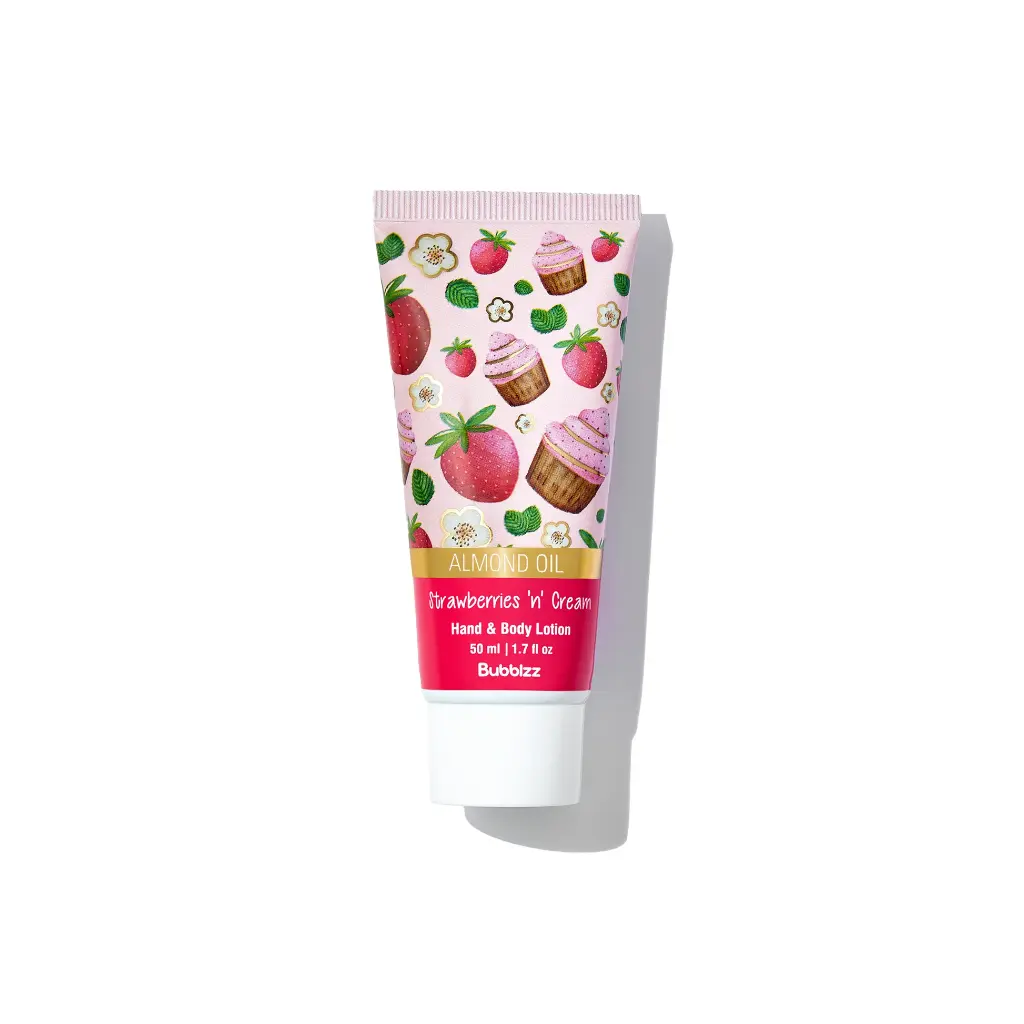 Strawberries & Cream Travel Size Hand & Body Lotion 50ml 