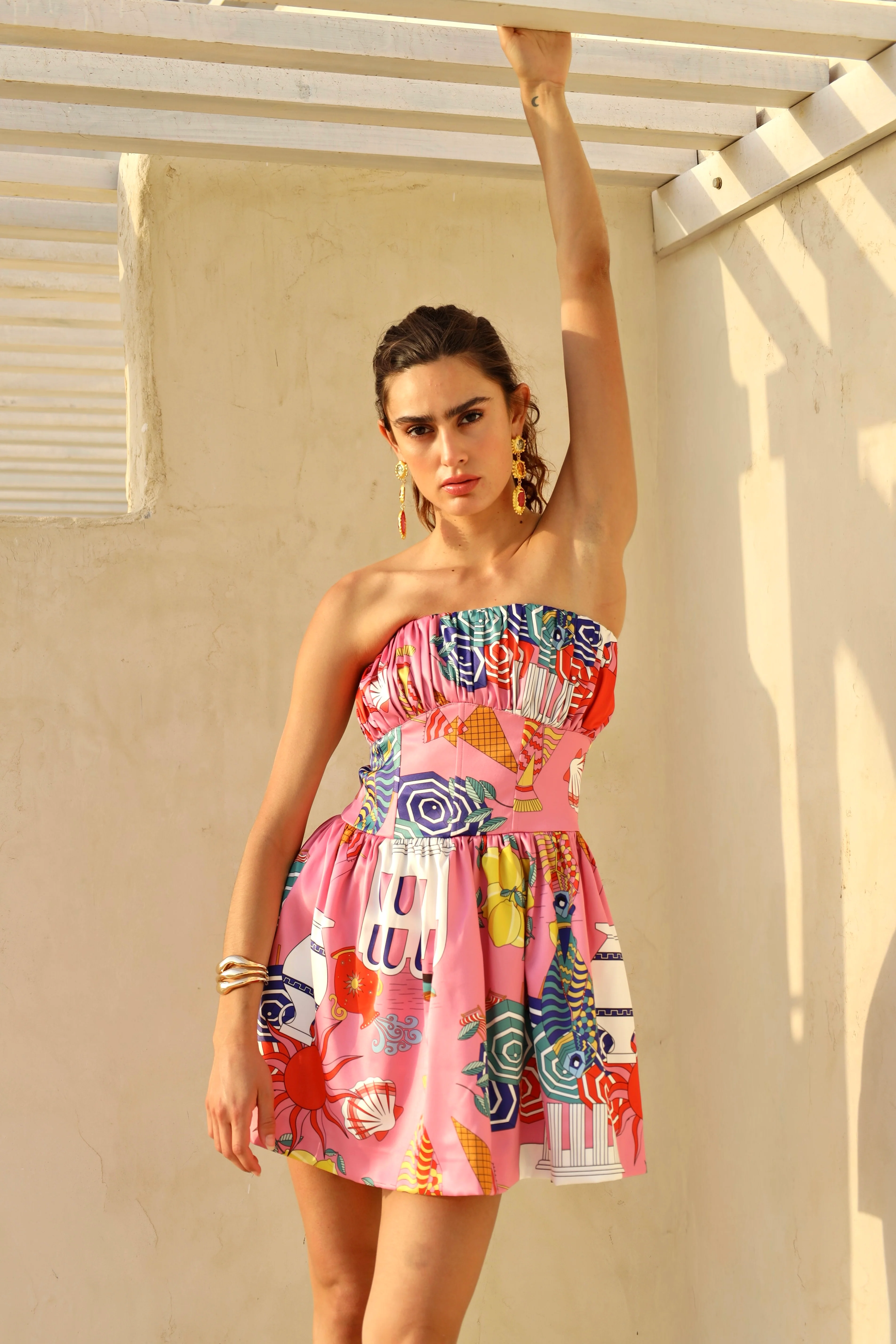 Mini Dress Rose Selene 