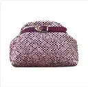 BCKLD fabric clutch	Checkered Burgundy	Small 
