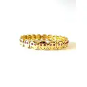 Bracelets	Smileface - Pink 	Gold & Pink 