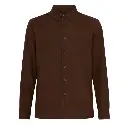 Cupro Shirt	Brown 