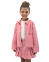 bow back jacket pink