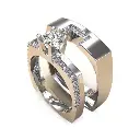 Sparkle Ring	Silver 