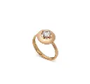 Pinky Star Diamond Ring	Rose Gold 