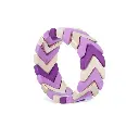 Trend Purple Bracelet	Purple & White 