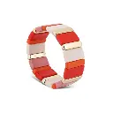 Trend Red Bracelet	Red & White 