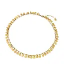 Golden coins choker	gold 